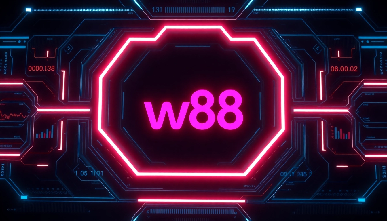 W88 online platform interface showcasing sports betting and casino features, highlighting user engagement and vibrant visuals for accessibility.