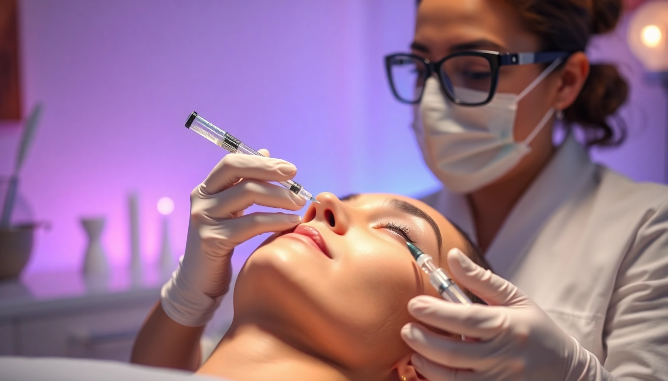 Experience a professional Botox Behandlung in a serene spa atmosphere with expert care.