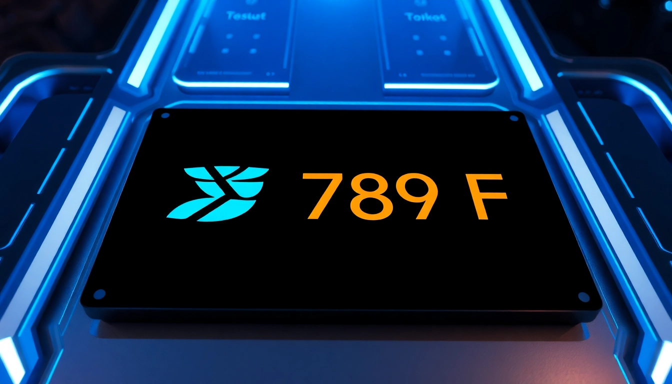 789F logo displayed on a cutting-edge digital platform showcasing online gaming and technology integration, emphasizing innovation and reliability for users.