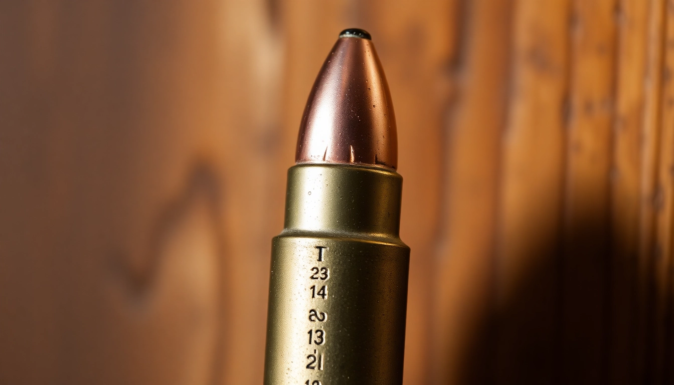 High-quality image of a 32WIN cartridge highlighting its design and vintage appeal for firearms enthusiasts.