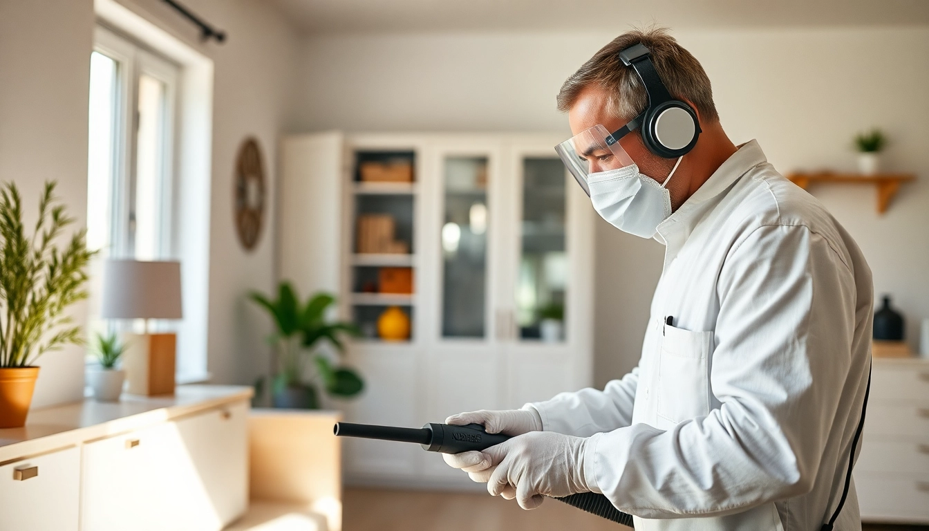 Vlooien bestrijden in huis: een deskundige behandelt vlooien op een efficiënte en veilige manier.