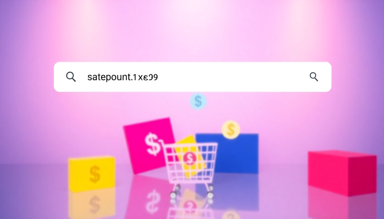 Professional digital illustration of a user searching for coupon codes on a sleek online