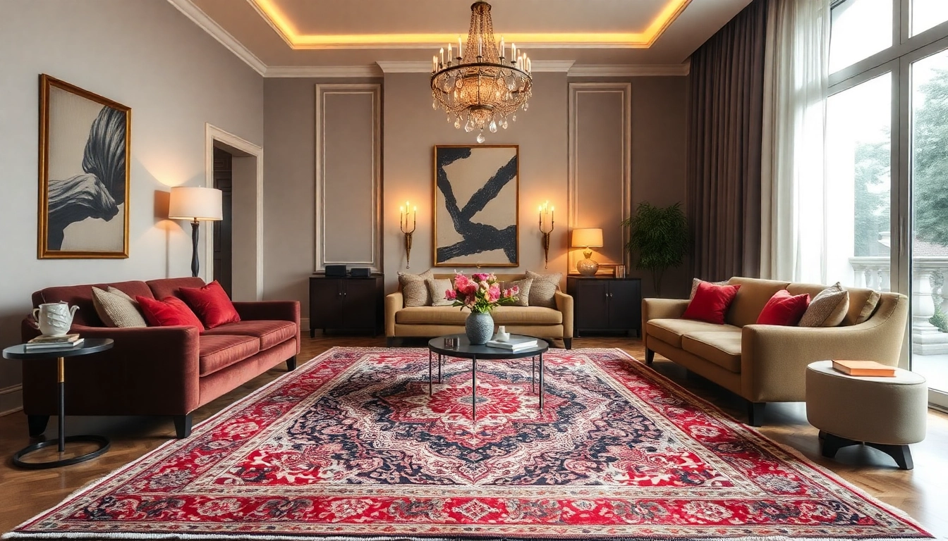 Elegant Tappeto persiano Milano showcased in a stylish living space for home decor and interior