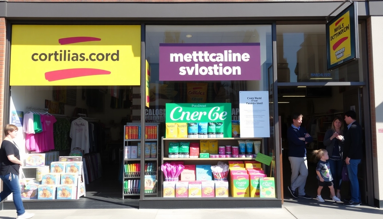 Vivid display of promotional products in Louisville attracting new customers and boosting
