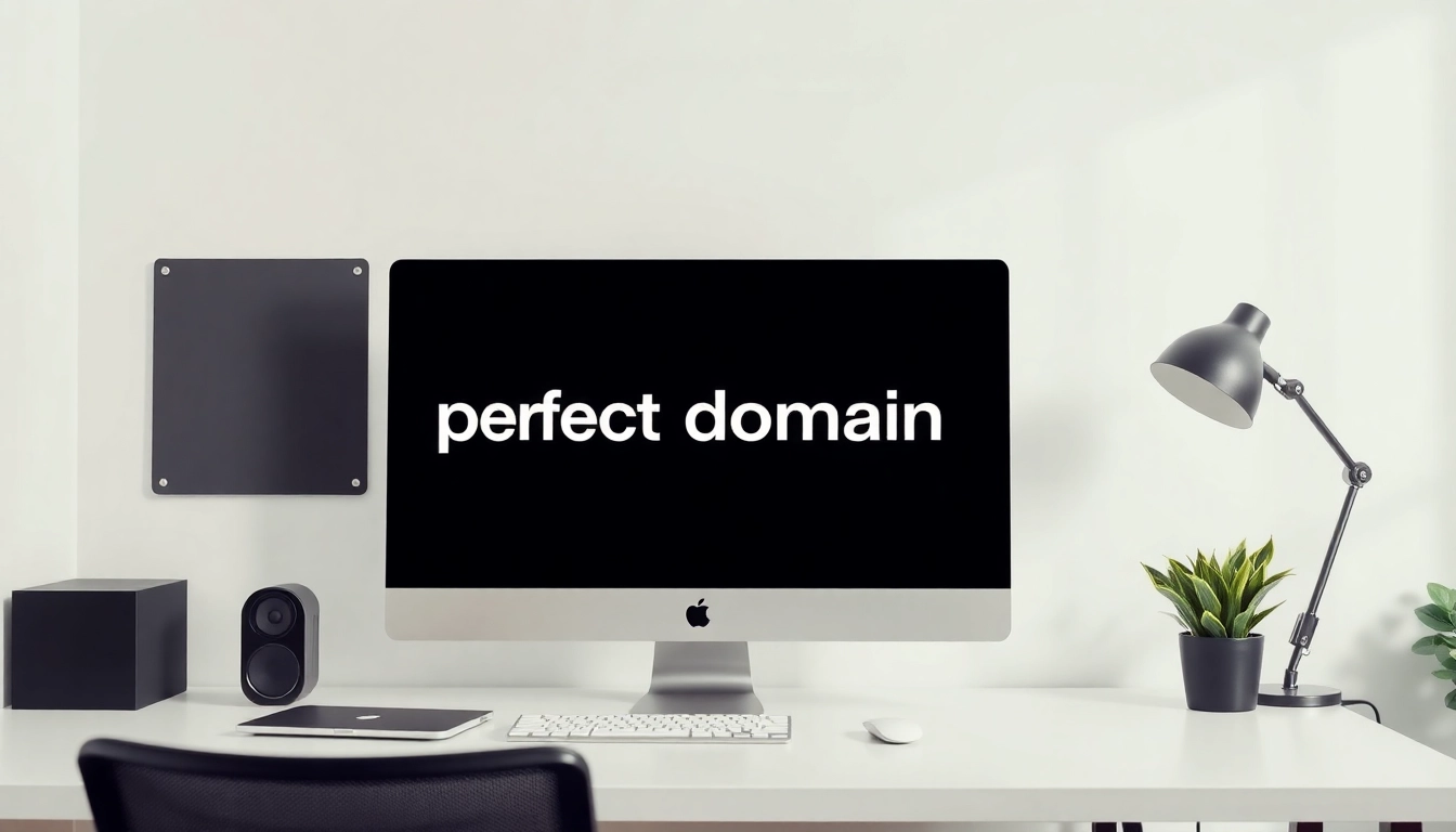 Professional digital marketer analyzing options for the perfect domain to enhance online branding
