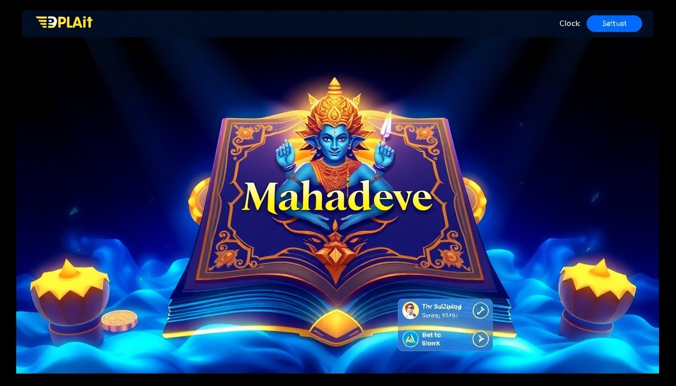 Mahadev book betting platform displayed on a smartphone with betting options, emphasizing