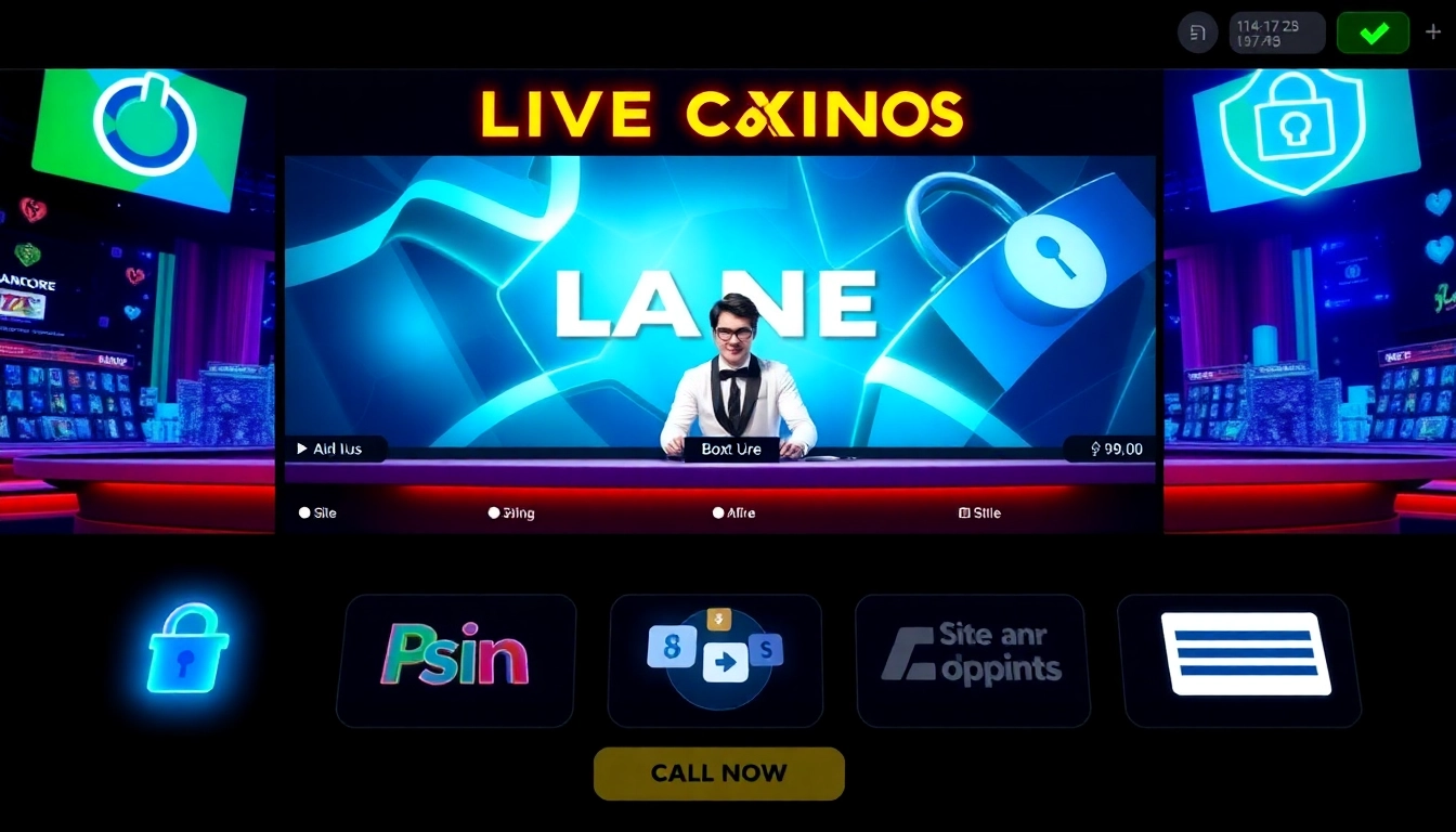 Professional image illustrating trusted casino siteleri with live dealers and secure