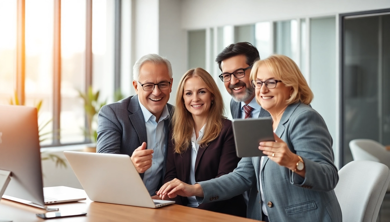 Canadian business team planning effective group retirement services strategies to boost